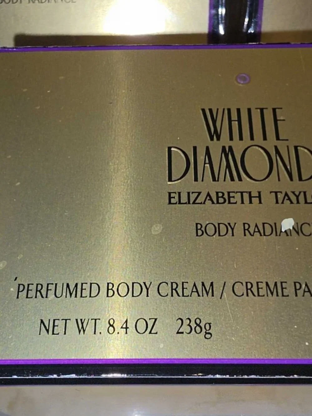 Elizabeth Taylor White Diamonds Body Radiance Set 3 Pc Body Cream & 2 Powder NIB
